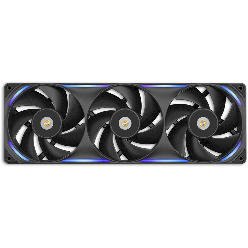 Load image into Gallery viewer, Nzxt f360x rgb case fans (zwart, 3 stuks, 360 x 120 x 30 mm, pwm)
