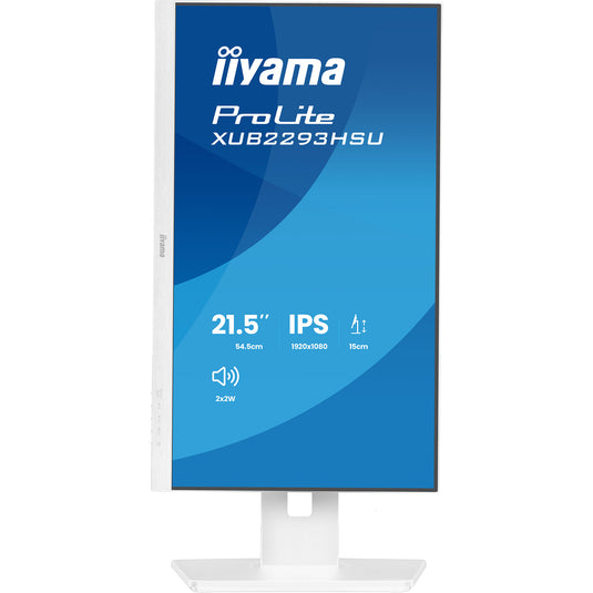 Iiyama prolite xub2293hsu-w7 21.5 monitor (wit (mat), hdmi, displayport, 2x usb-a)