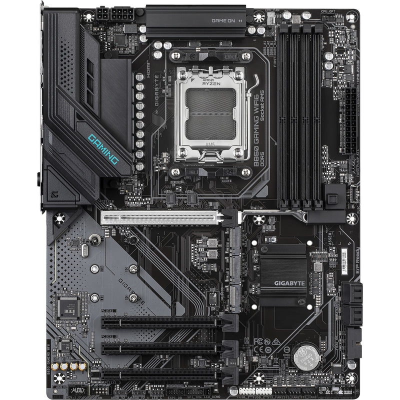 Afbeelding laden in galerijviewer, Gigabyte b850 gaming wifi6 socket am5 moederbord (zwart, raid, gb-lan, wi-fi 6, bt, sound, atx)

