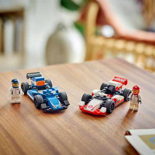 Lego city 60464 f1 williams racing en haas f1 racewagens