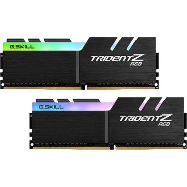 G.skill trident z rgb 16 gb ddr4-3000 (2x 8 gb) werkgeheugen (zwart, f4-3000c16d-16gtzr, xmp 2.0)