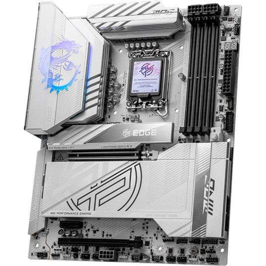 Msi mpg z890 edge ti wifi socket 1851 moederbord (raid, 5gb-lan, wlan, bt, sound, atx)