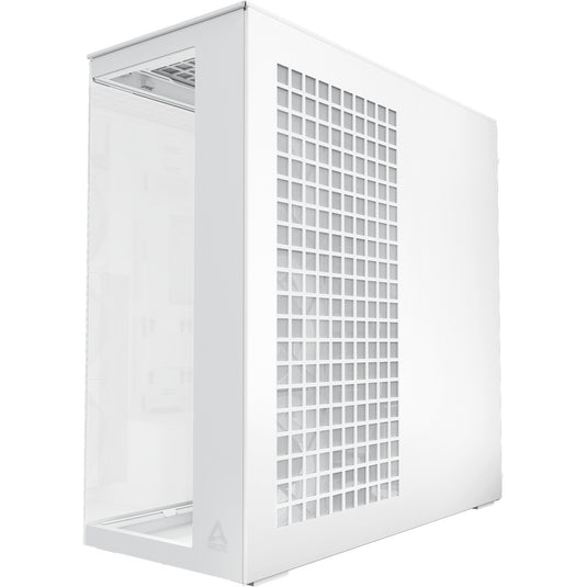 Arctic xtender vg midi tower behuizing (wit | 2x usb-a | 1x usb-c | rgb | tempered glass)