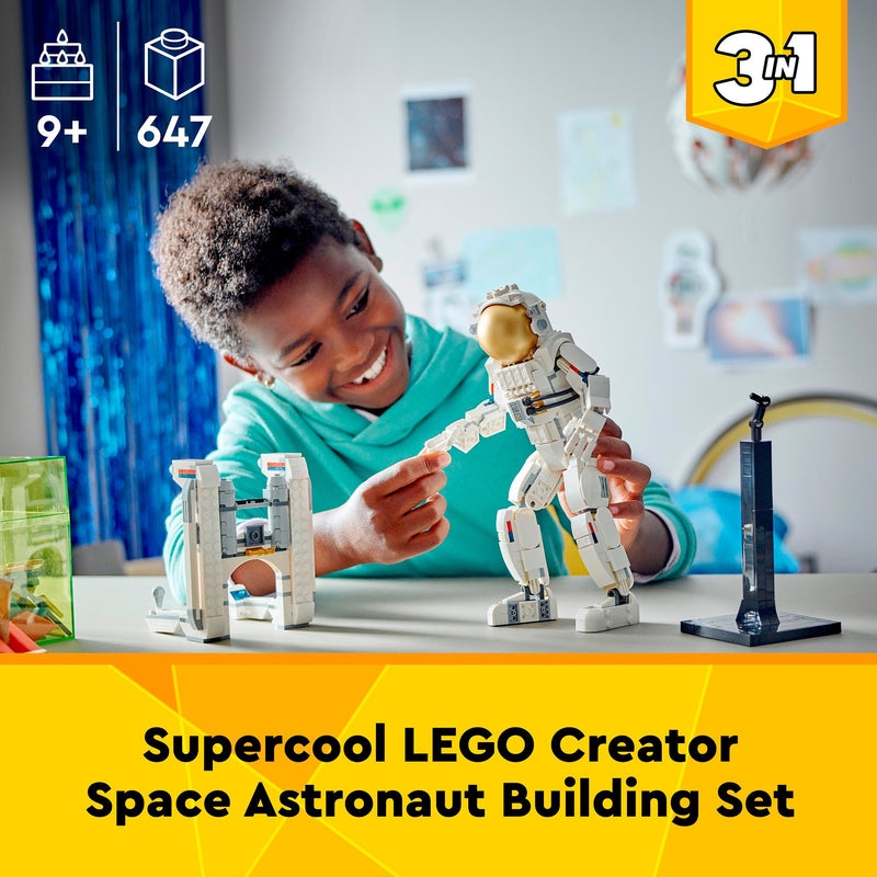 Afbeelding laden in galerijviewer, Lego creator 3-in-1 - ruimtevaarder constructiespeelgoed (31152)
