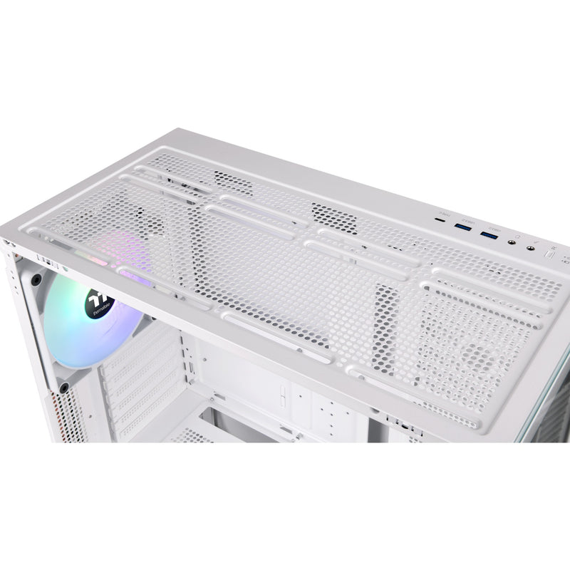 Load image into Gallery viewer, Thermaltake view 270 tg argb - snow midi tower behuizing (wit | 2x usb-a | 1x usb-c | rgb | tempered glass)

