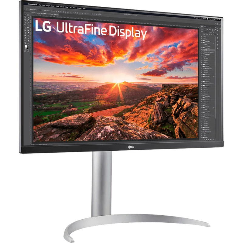 Chargez l'image dans la visionneuse de la galerie, Lg ultrafine 27up850k-w 27 4k uhd monitor (zilver zwart, 2x hdmi, displayport, 2x usb-a, usb-c)
