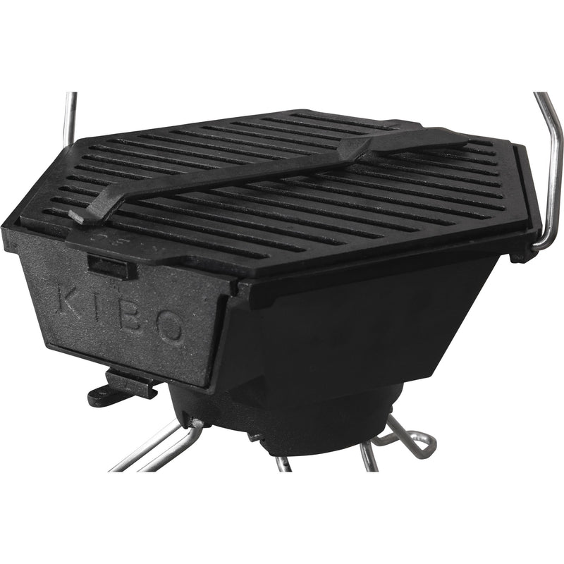 Cargue la imagen en el visor de la galería, The windmill kibo grill model 3.0 houtskoolbarbecue (zwart)
