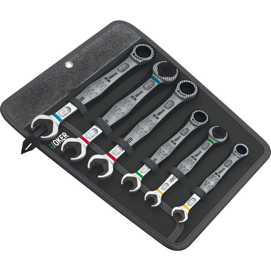 Wera joker steek-ringratel- dubbele steeksleutel-set , 6 -delig - 1 stuk(s) - 05020022001