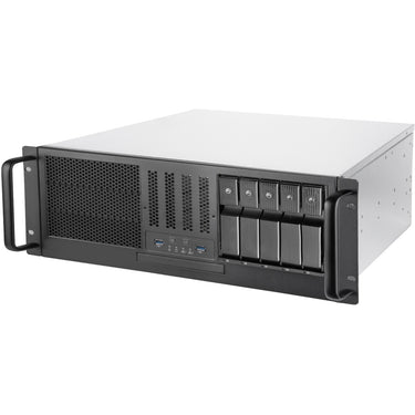 Silverstone rm41-h08 rack behuizing (zwart | 2x usb-a 3.2 (5 gbit s))
