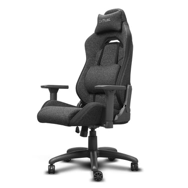 Trust gxt 723 ruya comfortabele stoffen gaming stoel (grijs)