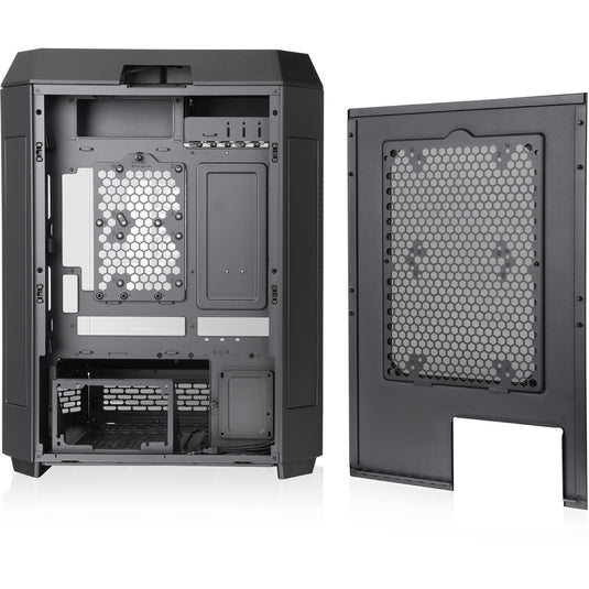 Thermaltake the tower 600 midi tower behuizing (zwart | 4x usb-a | 1x usb-c | tempered glass)