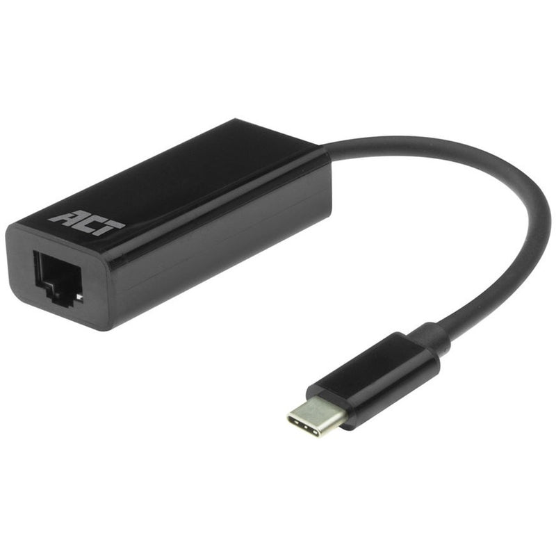 Load image into Gallery viewer, Act connectivity usb-c gigabit netwerkadapter (zwart)
