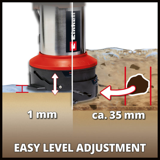 Einhell flutset ge-dp 7535 n ll eco vuilwaterpomp dompel- en drukpompen (rood zwart)