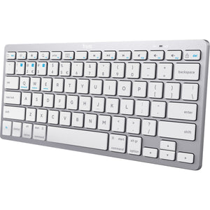 Trust wireless bluetooth keyboard (grijs, us lay-out (qwerty), scissor switches, 85%, bluetooth 4.0)