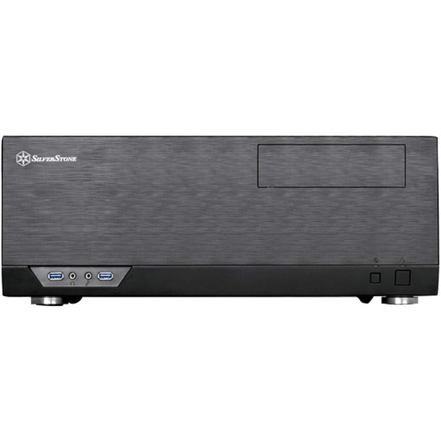 Load image into Gallery viewer, Silverstone sst-gd09b htpc behuizing (zwart | 2x usb-a)
