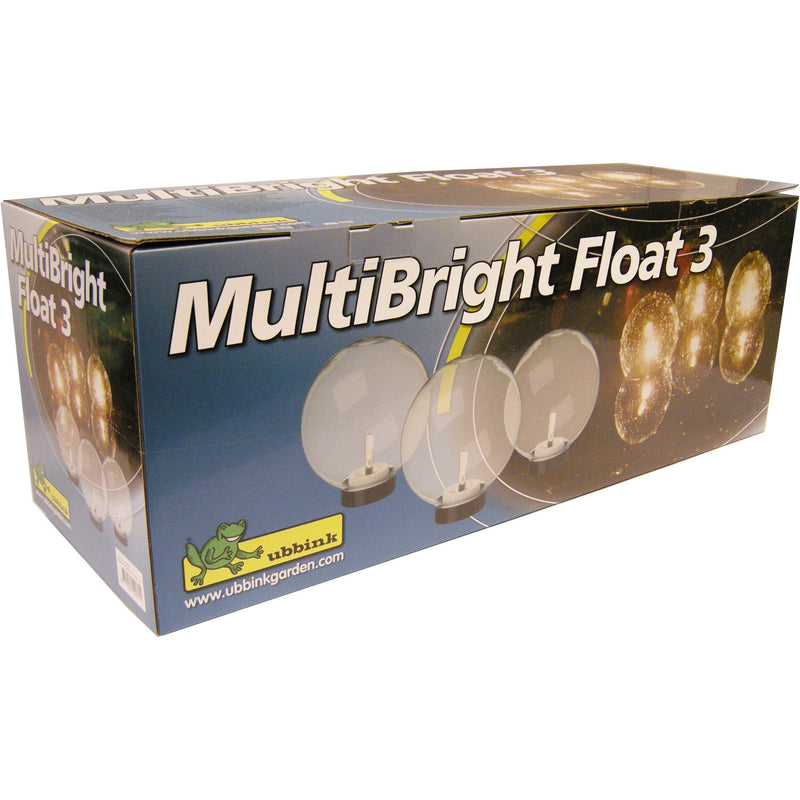 Load image into Gallery viewer, Ubbink multibright float drijvende lichtbol led ledlamp (transparant, 3 stuks)
