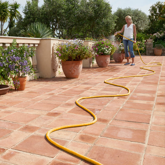 Hozelock superhoze 30 meter tricoflex slang (geel)