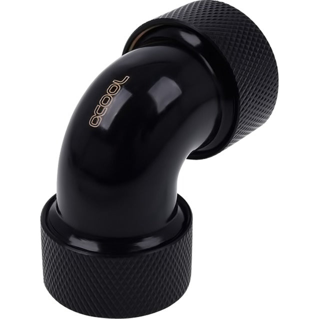 Load image into Gallery viewer, Alphacool eiszapfen 16mm ht fitting l-connector 90° aansluiting (zwart)
