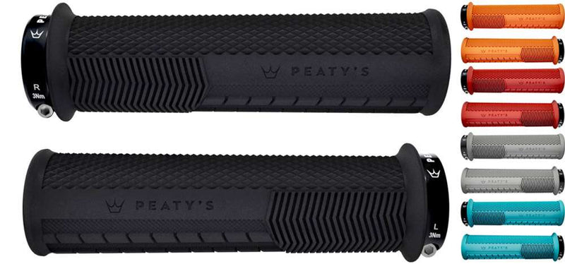 Load image into Gallery viewer, Peaty's monarch knurl grips thick
