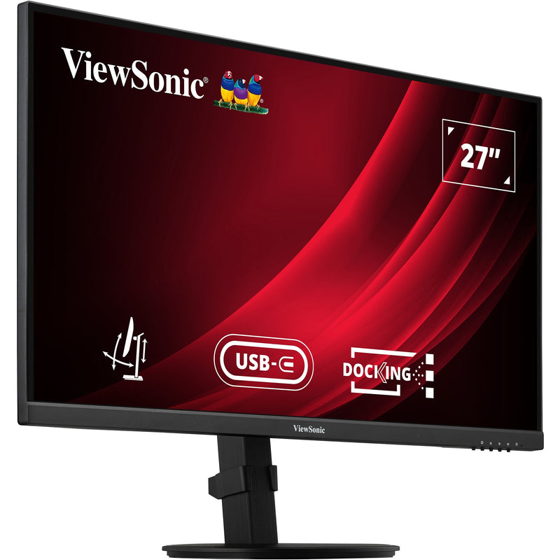 Load image into Gallery viewer, Viewsonic vg2709u-2k dockingmonitor met dubbele luidsprekers en daisy chain 27 (zwart (mat), 1x hdmi, 1x displayport, 1x displayport uit, usb-c, usb-a ,100hz)
