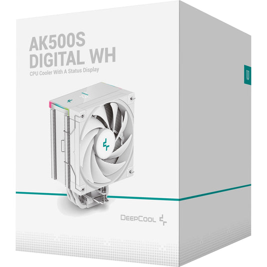 Deepcool ak500s digital rgb cpu-koeler (wit)