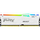 Kingston fury beast rgb 16 gb ddr5-5600 (1x 16 gb) werkgeheugen (wit, kf556c40bwa-16, xmp 3.0)