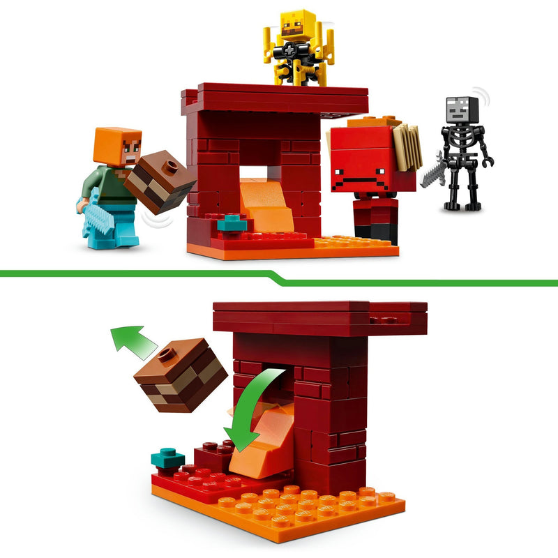 Load image into Gallery viewer, Lego minecraft 21266 de lavastrijd in de nether
