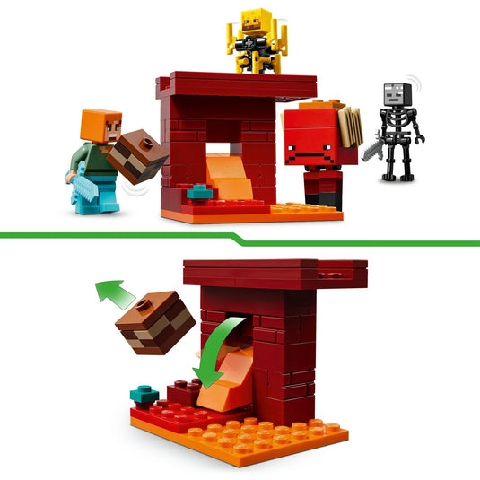 Lego minecraft 21266 de lavastrijd in de nether