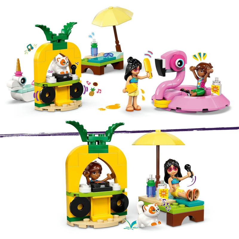 Load image into Gallery viewer, Lego friends - zwembadfeestje met flamingo en eenhoorn constructiespeelgoed (42658)
