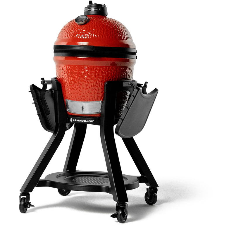Load image into Gallery viewer, Kamado joe joe jr®-kar met zijtafels barbecuewagen (zwart)
