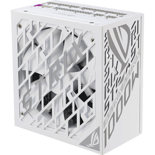 Asus rog strix platinum white edition modulaire 1000 watt voeding (wit, 1x 12v-2x6, 4x pcie)