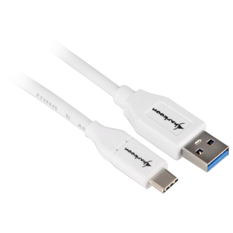 Load image into Gallery viewer, Sharkoon usb-a 3.2 > usb-c kabel (wit, 1 meter)
