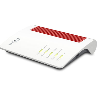 Fritz! box 6660 cable international router (wit rood, mesh wi-fi)