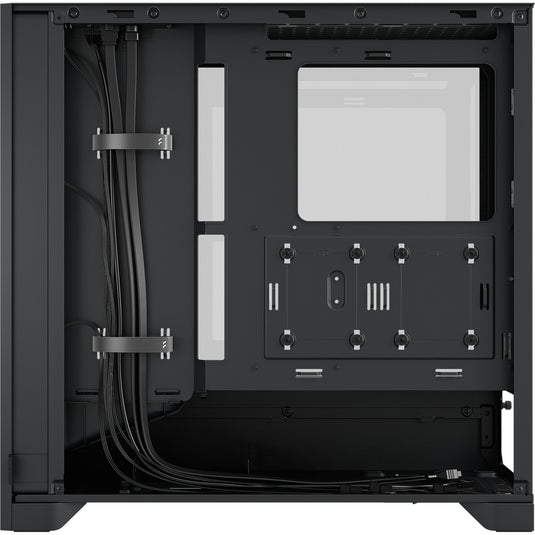 Fractal design pop 2 air midi tower behuizing (zwart | 1x usb-a | 1x usb-c | tempered glass)