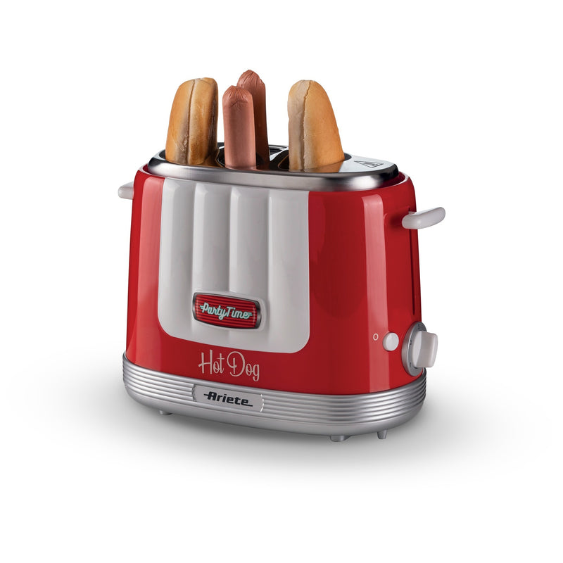 Load image into Gallery viewer, Ariete party time hotdogmaker 0206 00 hot dog maker (rood wit)
