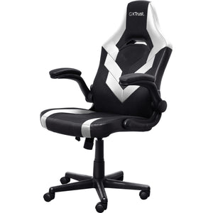 Trust gxt 703w riye gamingstoel (zwart wit)