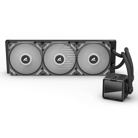 Sharkoon s60 argb waterkoeling (zwart, 4-pin pwm)