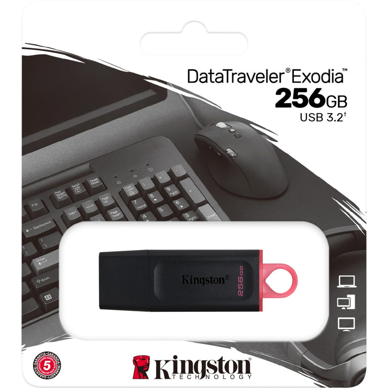 Load image into Gallery viewer, Kingston datatraveler exodia 256 gb usb-stick (zwart rood, dtx 256gb)

