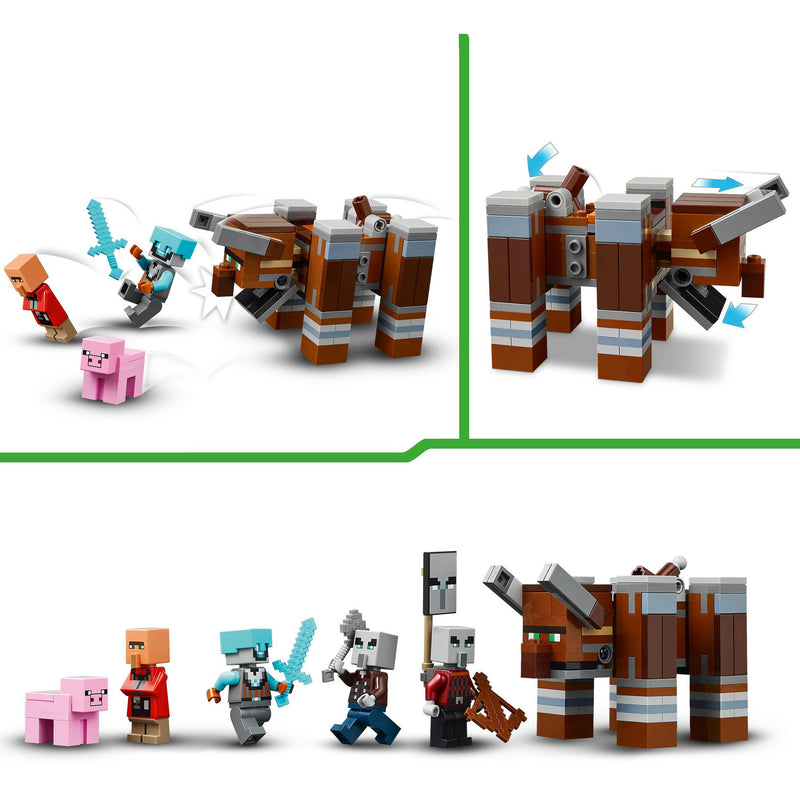 Load image into Gallery viewer, Lego minecraft 21278 de plunderaar buitenpost en verwoester
