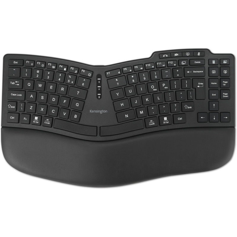 Chargez l'image dans la visionneuse de la galerie, Kensington pro fit ergo kb675 eq tkl rechargeable keyboard (zwart, eu lay-out (qwerty), membraan, 80% (tkl), bluetooth, 2.4 ghz)
