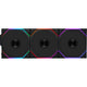 Lian li uni fan tl 120 wireless reverse blade rgb case fans (zwart, 3 stuks, 120 x 124 x 28 mm, pwm, incl. controller)