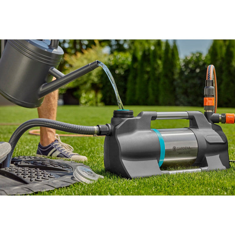 Load image into Gallery viewer, Gardena besproeiingspomp 5600 silent+ (zwart zilver)
