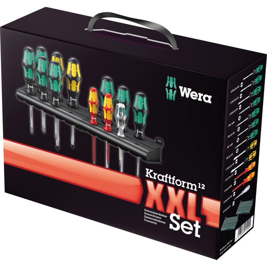 Wera kraftform xxl schroevendraaierset (12-delig)