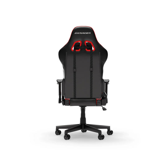 Dxracer prince l black red pvc leather gamestoel (zwart rood)