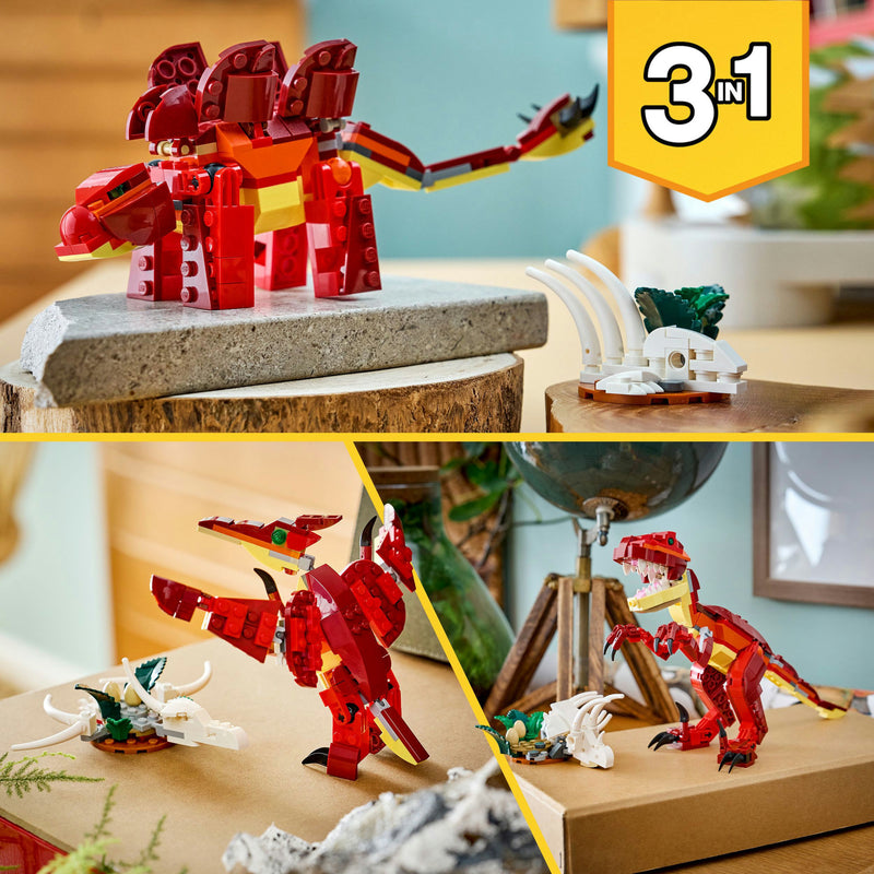 Afbeelding laden in galerijviewer, Lego creator 3-in-1 - woeste dinosaurus constructiespeelgoed (31379)
