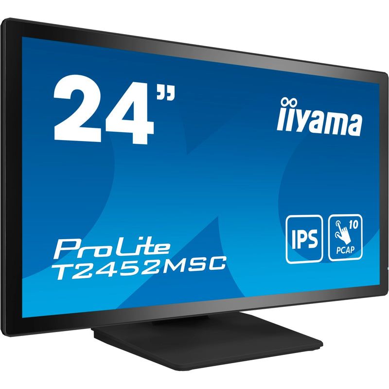 Load image into Gallery viewer, Iiyama prolite t2452msc-b1 23.8 touchscreen monitor (zwart, hdmi, displayport, 2x usb-a, usb-b)
