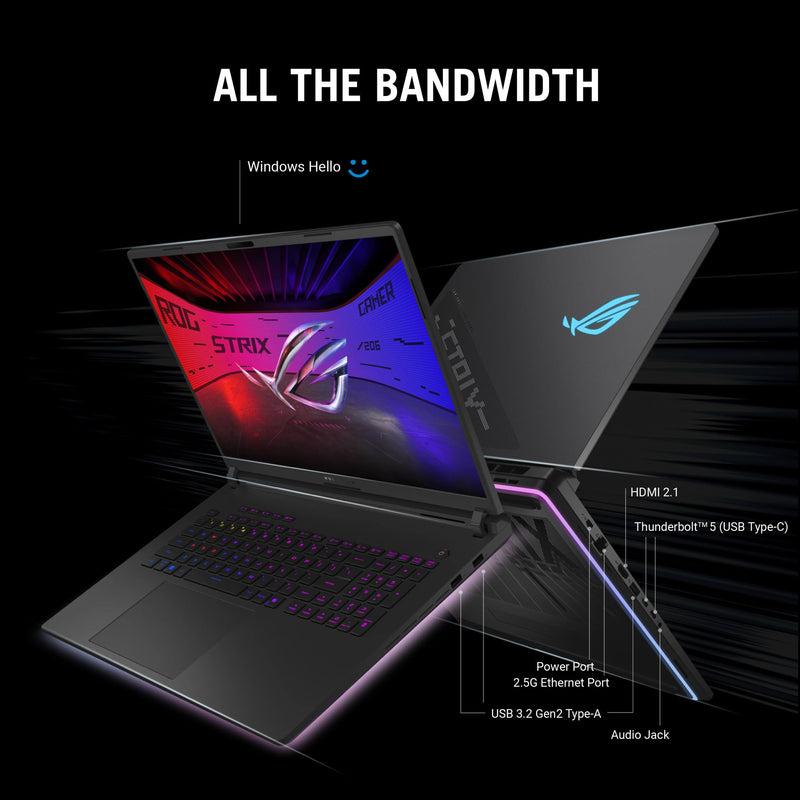Cargue la imagen en el visor de la galería, Asus rog strix scar 18 g835lx-sa012w 18 gaming laptop (zwart | core ultra 9 275hx | rtx 5090 | 64 gb | 4 tb ssd | 240 hz)
