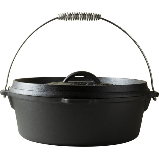 The windmill dutch oven 6 qt zonder pootjes kookpan (zwart, ø 31,5 cm | 5.9 liter)