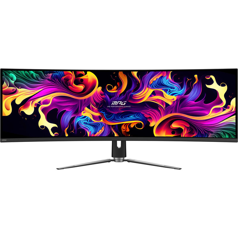 Load image into Gallery viewer, Msi mpg 491cqp qd-oled 49 curved ultrawide gaming monitor (zwart, 2x hdmi, displayport, 2x usb-a, usb-b, usb-c, 144 hz)
