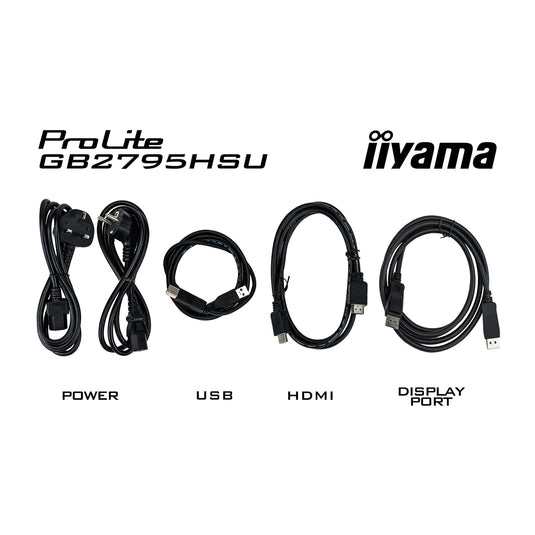 Iiyama g-master gold phoenix gb2795hsu-b1 27 gaming monitor (zwart, hdmi, displayport, 4x usb-a, 280 hz)